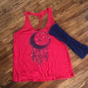 No Boundaries shirt and bandeau